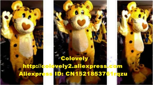 Костюм талисмана гепарда леопарда пантеры парда наряд персонажа мультфильма для