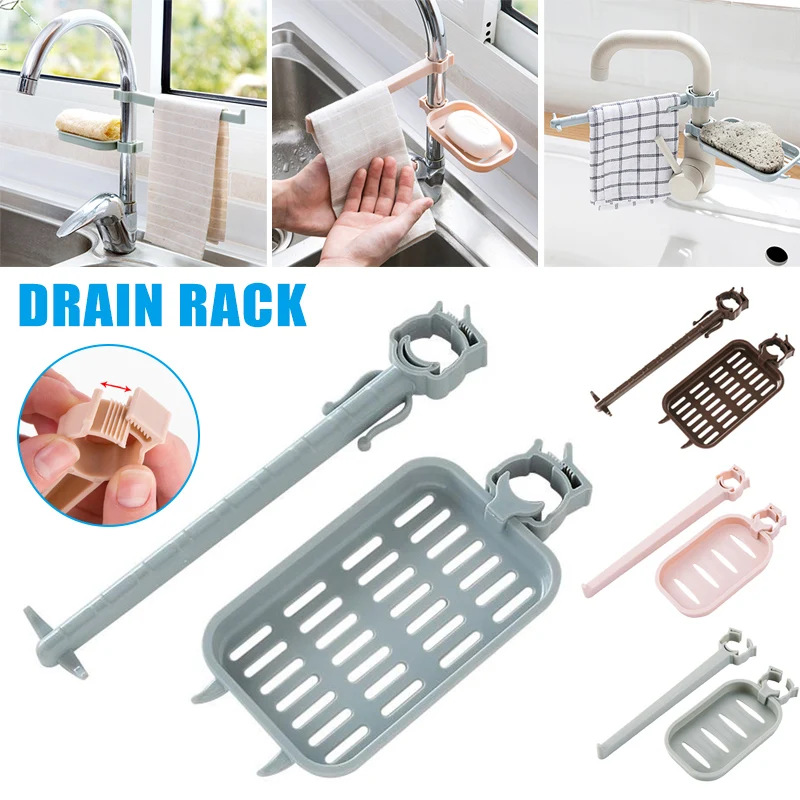 Кухонный смеситель для ванной комнаты, держатель для хранения слива, держатель для мыльницы и полотенец, кухонные аксессуары SP99