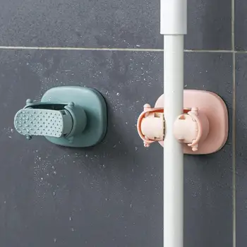 

ABS Wall Mounted Mop Organizer Holder Brush Broom Hanger Storage Rack Kitchen Tool Shoe Hanger New 9x7.5x8cm