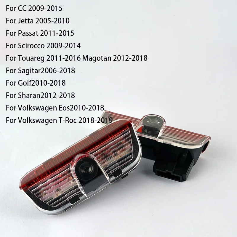 2 шт./лот для Volkswagen Добро пожаловать свет Автомобильный Дверной логотип проектор теневая лампа