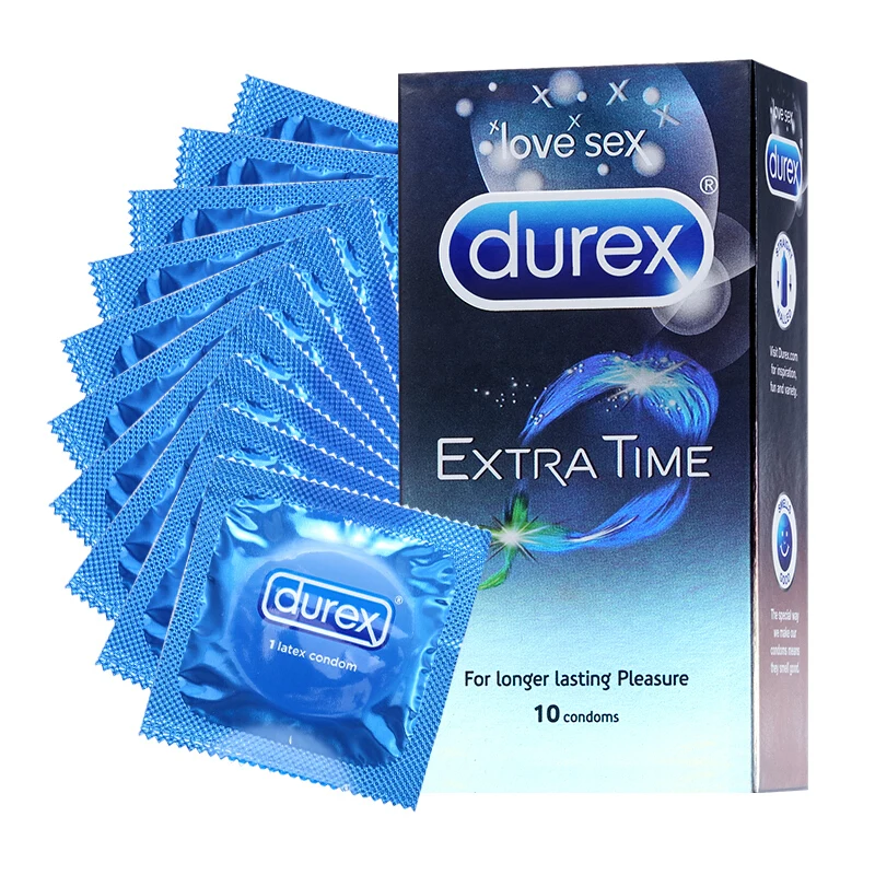 Оригинальные сверхтонкие Презервативы Durex Extra Time презервативы для интима мужчин