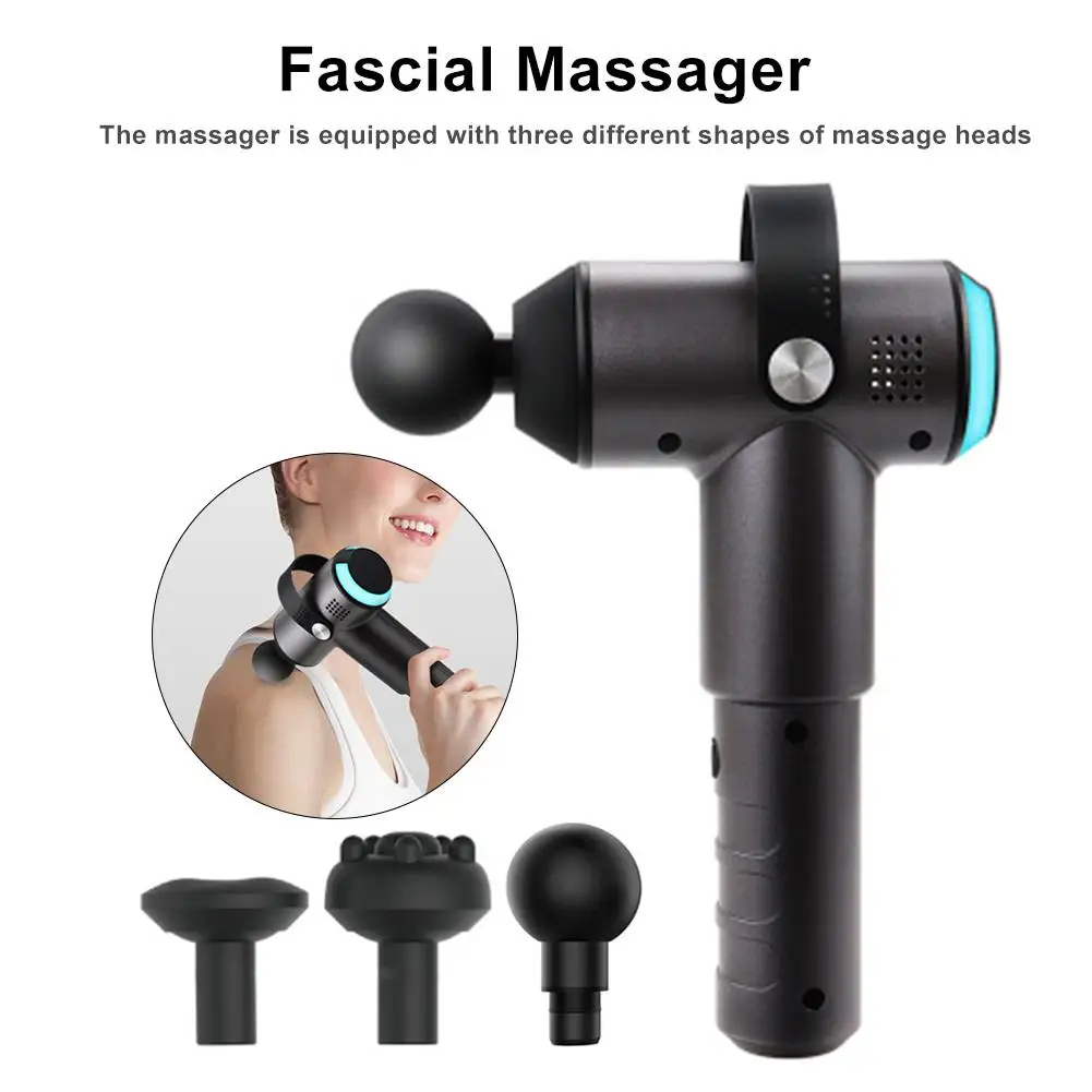 

Fitness Body Relaxation Handheld Muscle Massager Electric Fascia Massager Vibration Massage Device Slimming Shaping Pain Relief