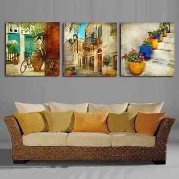 

3PCS 30x30cm Triple Modern Large Abstract Art Canvas Oil Painting Wall Art Poster Picture Vivid And Full Of Artistic Atmosphere