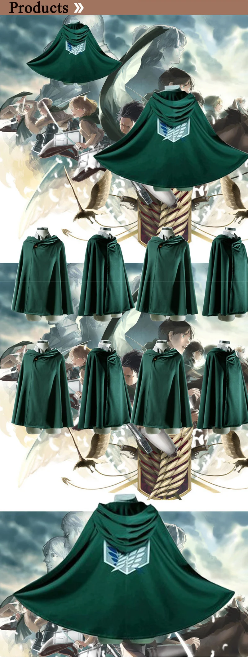 OllyMurs Fashion Anime No Kyojin Cloak Cape Clothes Cosplay Costume Fantasia Attack On Titan Plus Halloween Party Accessories Gift -Zentai shop online Hb9457f7dba3d4109a63fae156392ce52i.jpg