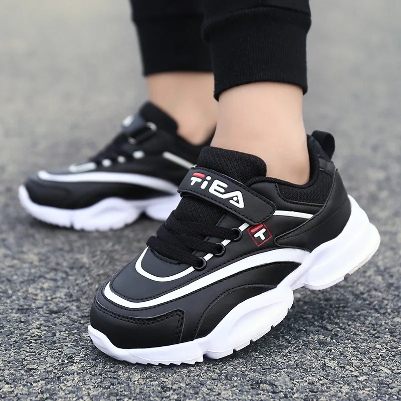 

Girls' Shoes 2019 New Style Spring And Autumn Girls Athletic Shoes-Style Leather Big Boy Children Trendy Shoes GIRL'S Network Re