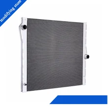 17117585036 для автомобиля полный алюминиевый радиатор для BMW X5 E70 3.0L 4.8L 2007-2010 MT