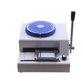 

Instahibit 70 Character PVC Card Embosser Stamping Machine Credit ID VIP Magnetic Embossing Laser Engraved Dial