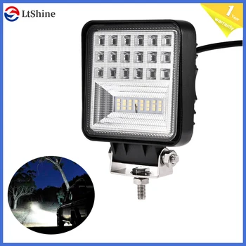 

4.25x5x1.6inch 12V-24V 48W LED Work Light Bar Combo Beam Spotlight Driving Fog Lamp Running Light For Car Truck SUV Off-road