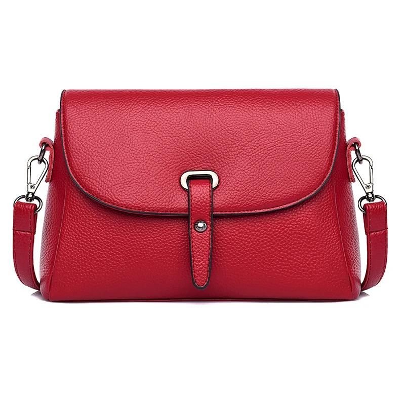 Hoge kwaliteit lederen handtassen damestassen merk vrouwelijke crossbody ontwerper natuurlijke koeienhuid vrouw schoudertas_voghion.com