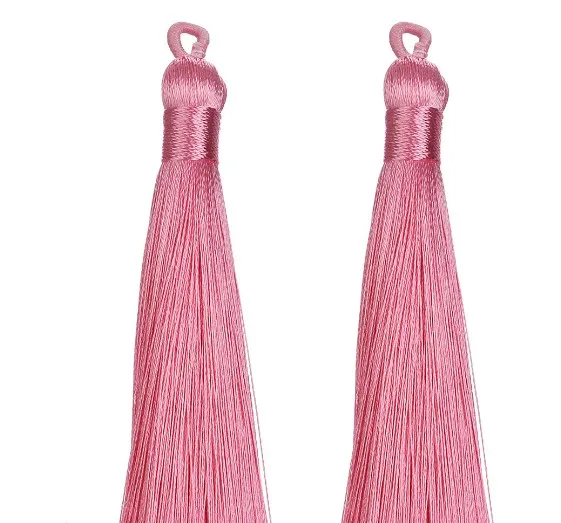 10pcs/lot Hanging Rope Silk Tassels Fringe Sewing Bang Tassel Trim Key