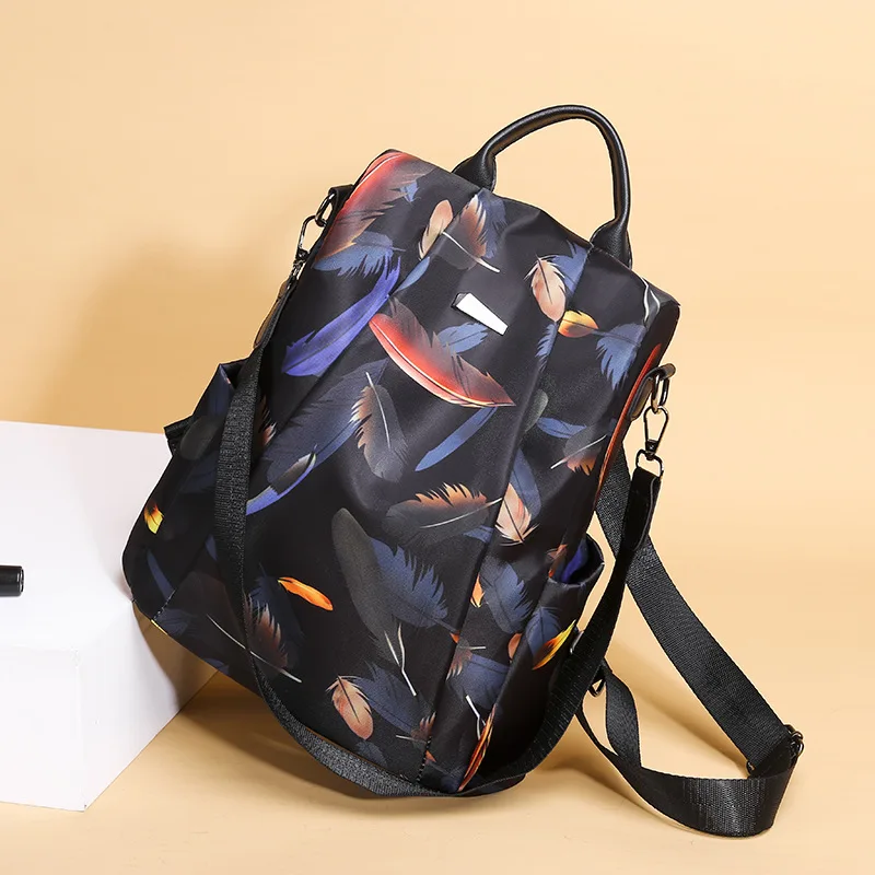 Стиль Lazada см. Женский рюкзак повседневный Универсальный простой мягкий хлеб поколение жира