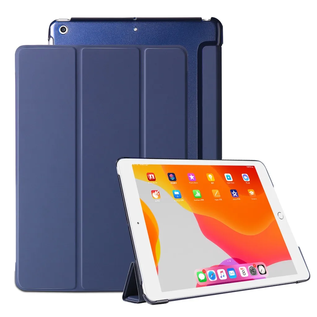 Роскошный тонкий кожаный чехол-подставка для iPad 10,2 дюймов Tablet PC
