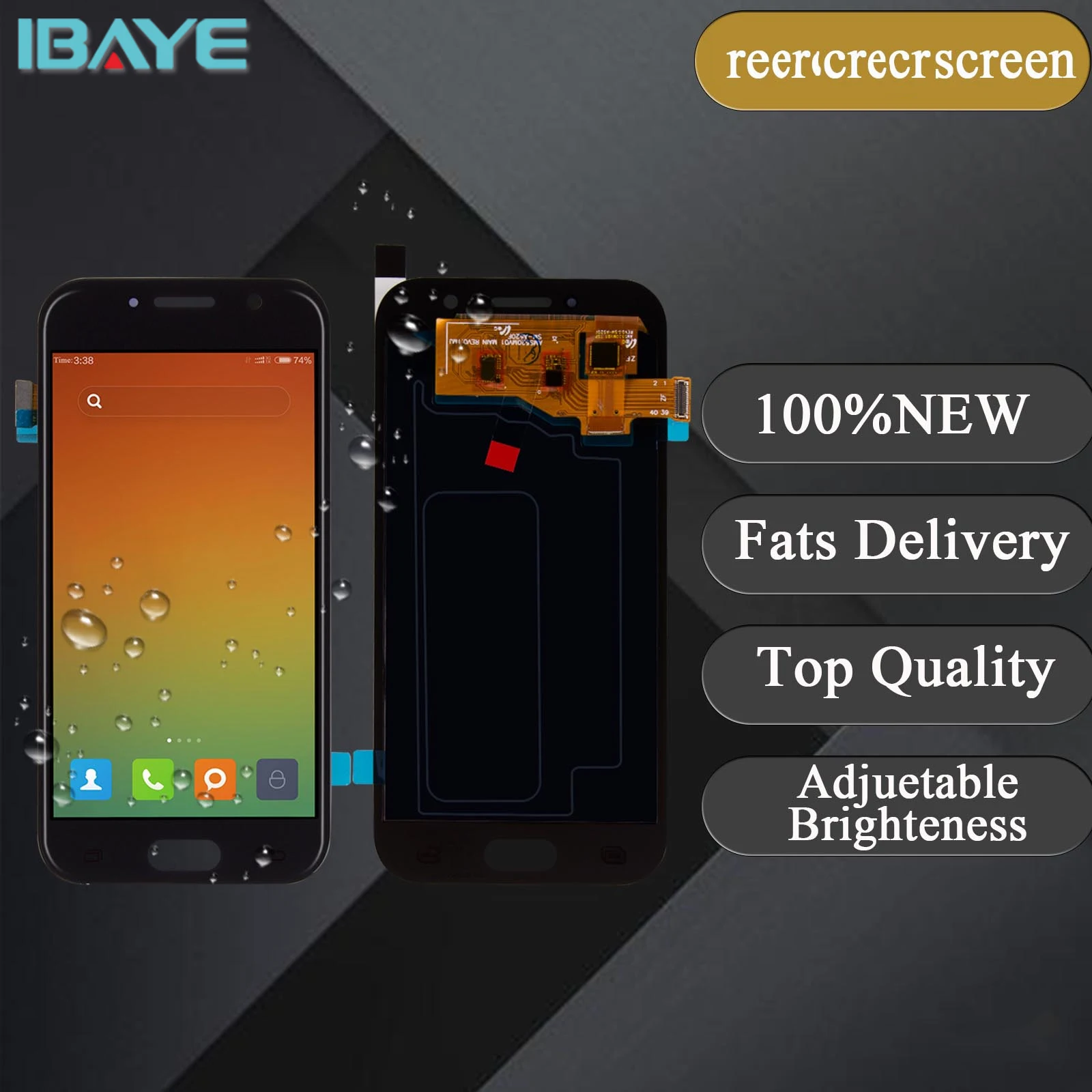 

Display A520 Super AMOLED LCD Display 100% Tested Working Touch Screen Assembly For Samsung Galaxy A5 2017 A520 A520F A520DS