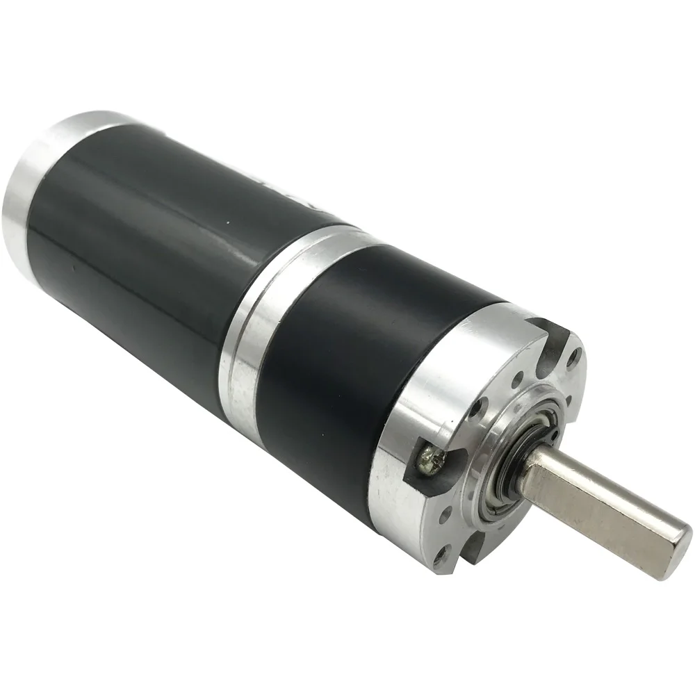 Velocidade ajustável do torque alto do máximo 48kg invertida no motor da c.c. da baixa velocidade planetária alinhada do motor 24v 10-600rpm