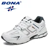 BONA 2022 New Desigers Action Leather Athletic Sport Shoes Men High Quality Running Shoes Man Jogging Trendy Sneakers Zapatillas ► Photo 3/6
