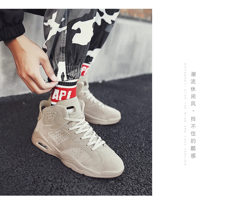 Новая брендовая мужская баскетбольная обувь с воздушной подушкой, нескользящая спортивная обувь, ретро Обувь Jordan, противоударные дышащие мужские кроссовки Jordan 6