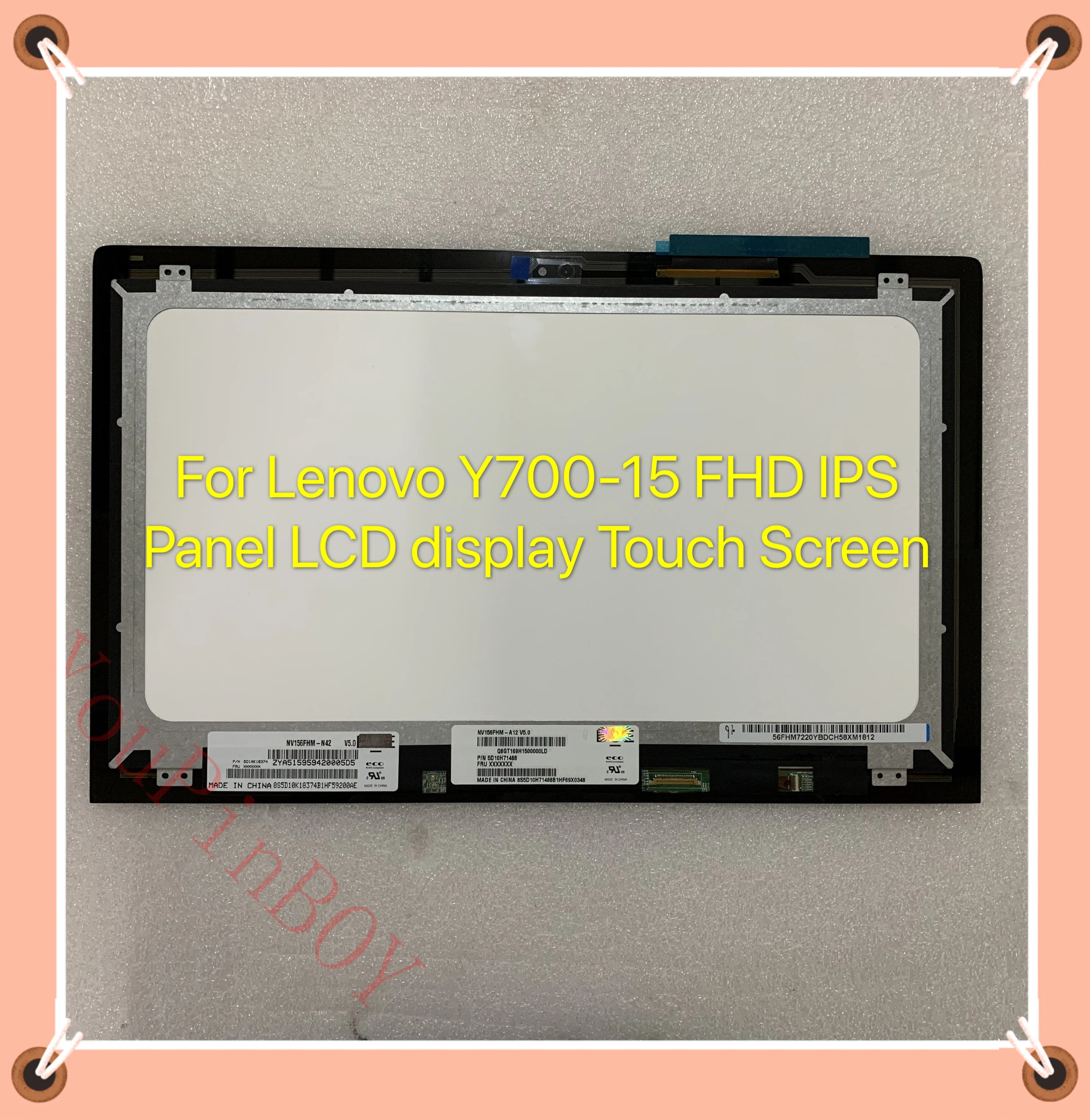 15 6 ''для Lenovo Y700 FHD IPS панель светодиодный ЖК дисплей сенсорный экран NV156FHM A12