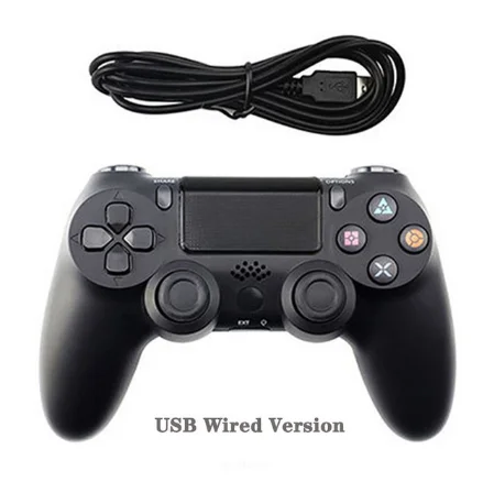 Wired version 2 Высокое качество беспроводной Bluetooth геймпад для ps4 контроллер/USB проводной джойстик для SONY Playstation 4 игровой автомат для PS3 консоли - Цвет: Wired version 2