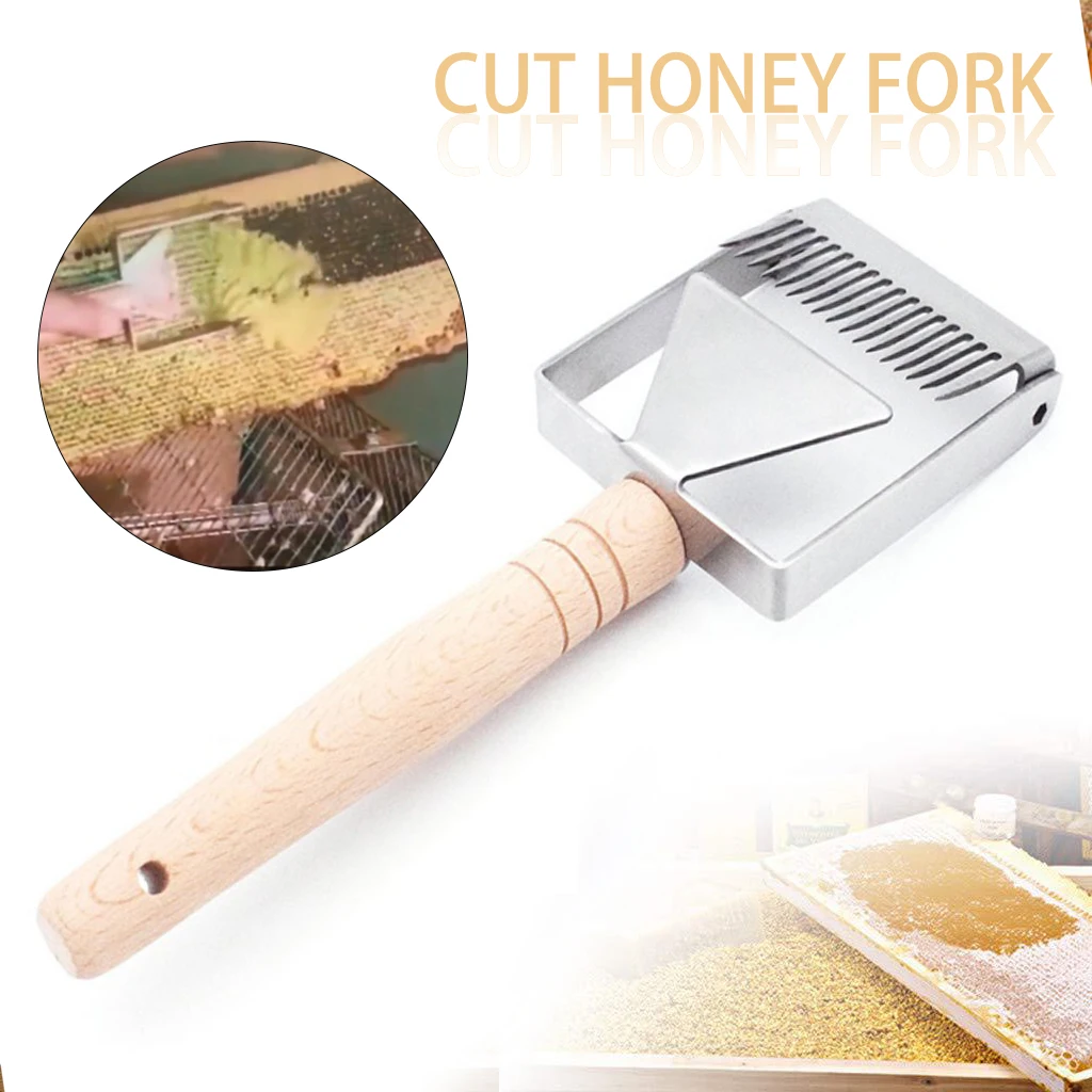 Вилки для разматывания меда, мёда, гребень, скребок, бренд, многофункциональный, нержавеющая сталь, двойная игла, инструменты для пчеловодства, подходят