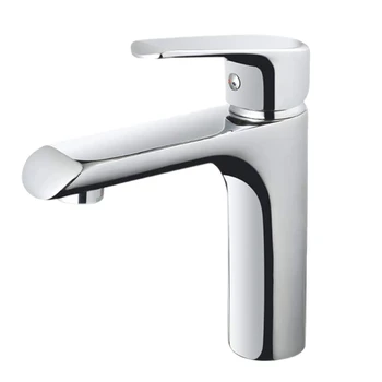

Faucet Bathroom Brass Elegant Curve Profile Style Basin Tap Cold and Hot Water Available Premium Quality Ceramic Valve