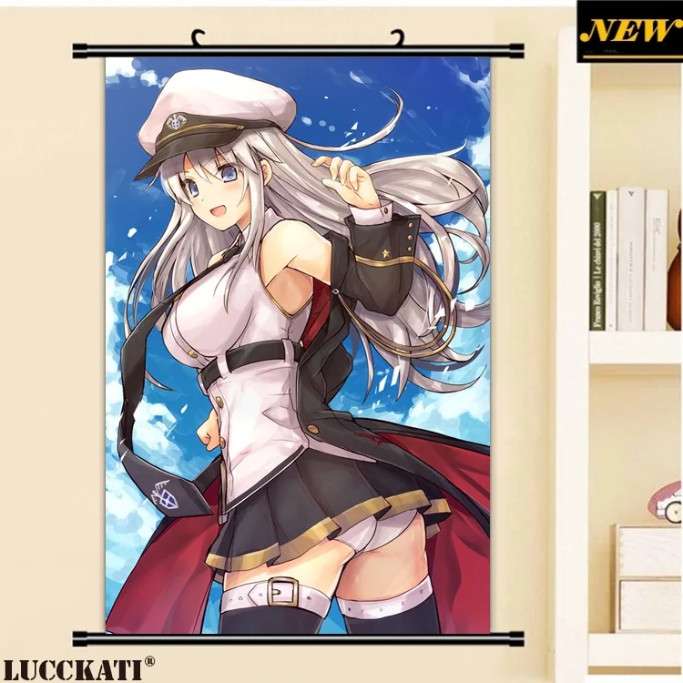 40X60 см Azur переулок Bilan Hangxian игра cameltoe Сексуальная лоли мультфильм аниме Настенная