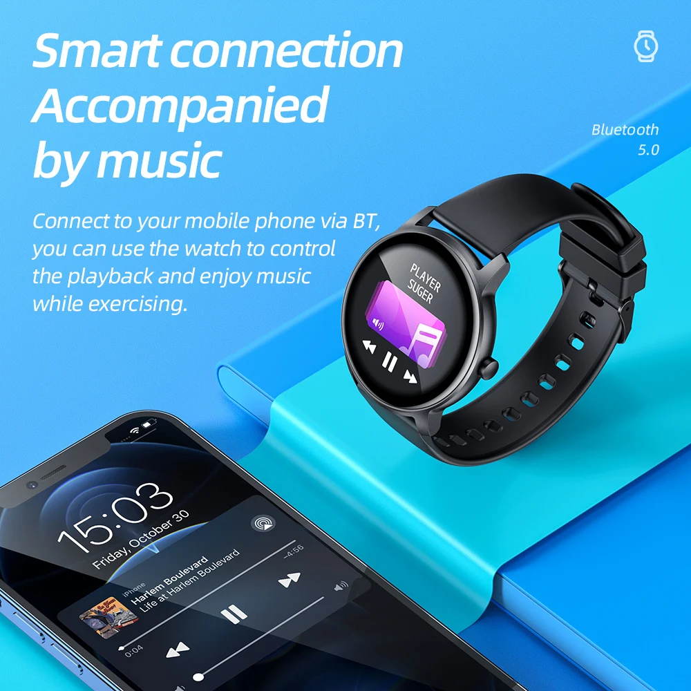 Inteligente à Prova Masculino e Feminino com Bluetooth Monitor de Frequência Monitoramento do Sono Hoco Relógio D'água Smartver Esportivo Rastreador Fitness Cardíaca Ip68 - Image 6