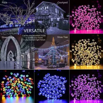 

Decorative Solar LED Lights String Light for Outdoor Wedding Party Seasonal Decorations FP8