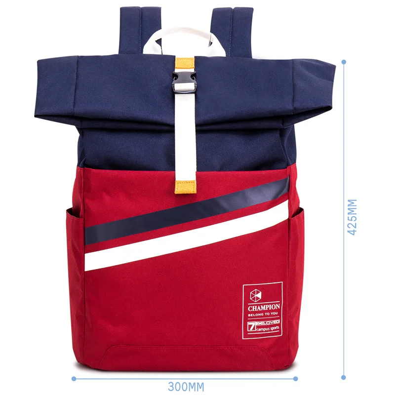 

Deli B2 Casual Backpack Simple Japanese And Korean Style Primary School STUDENT'S Campus School Bag Large Capacity Men And Women