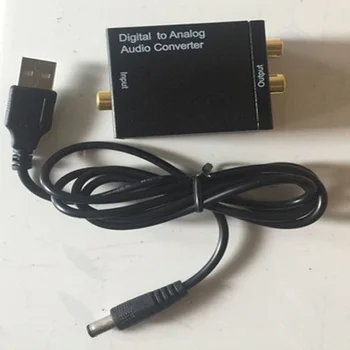 

Digital to analog coaxial optical fiber audio decoder TV 3s to audio converter