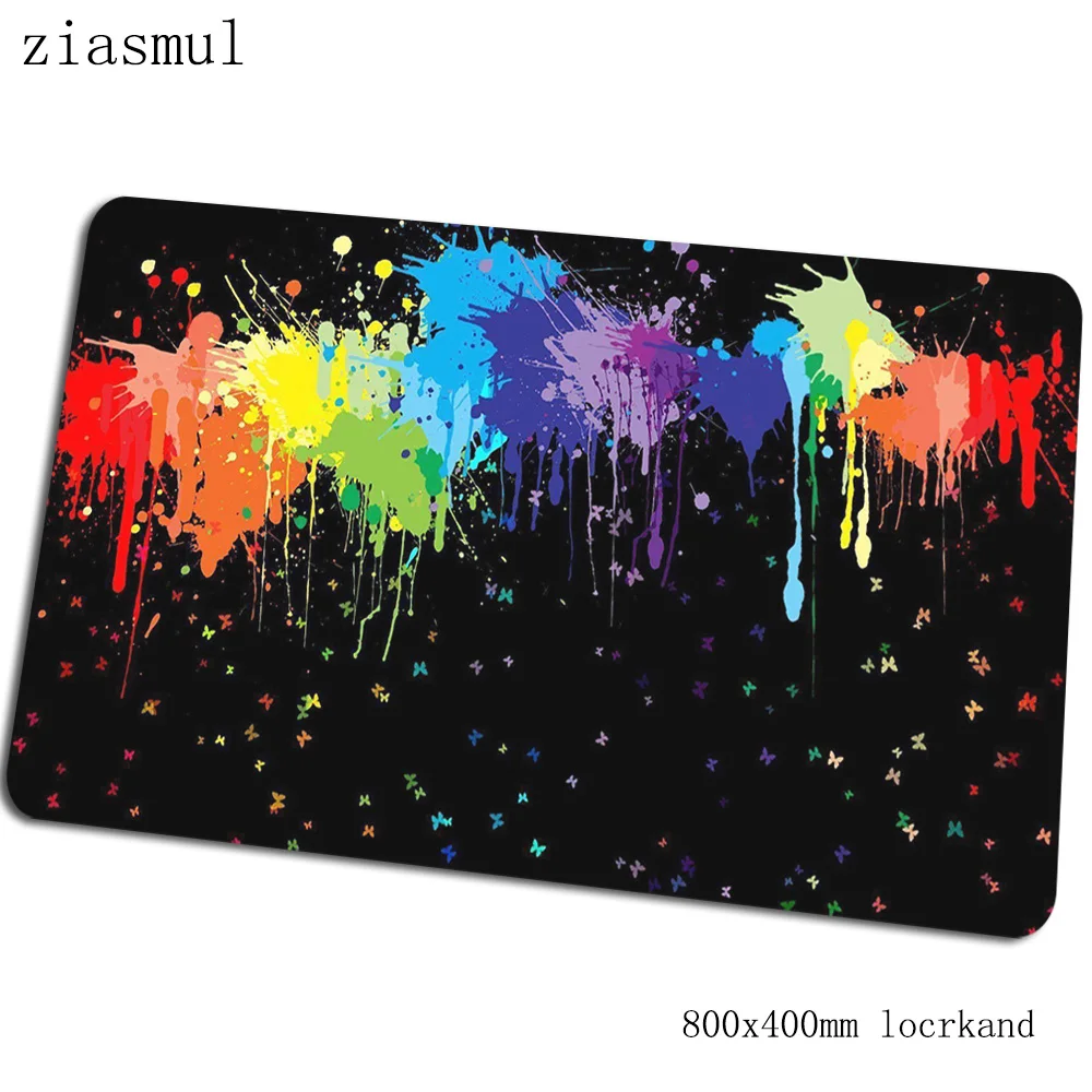 Коврик для мыши 80x40 см игровой коврик для мыши Аниме эстетика офисный notbook Настольный коврик красочные padmouse игры pc gamer коврики - Цвет: Size 800x400x2mm