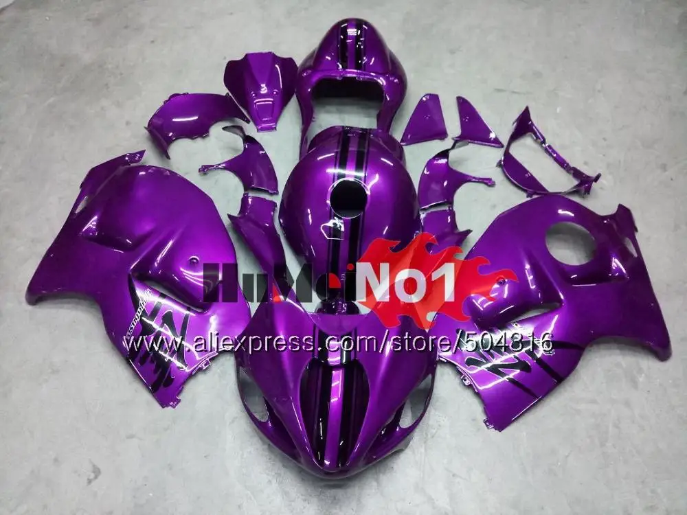 Hayabusa для SUZUKI GSX-R1300 1996 1997 1998 99 00 01 красный огонь 27MC. 120 GSXR 1300 GSXR1300 96 97 98 1999 2000 2001 обтекатели - Цвет: No. 34 Purple