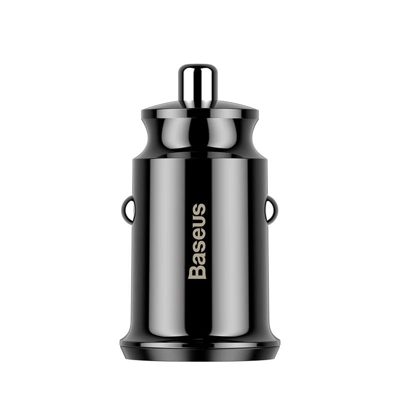 Baseus Universal Mini Car Charger For Mobile Phone Tablet GPS 3.1A Fast USB Charger Dual Usb Car Phone Charger Adapter In Car usb 5v 2a Chargers