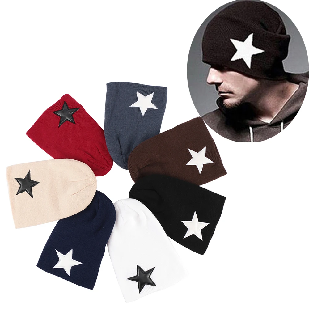 Однотонная шапка унисекс осенне-зимняя шерстяная мягкая теплая вязаная шапка для мужчин и женщин шапка с черепом шапки Gorro Лыжная Шапка s Beanies