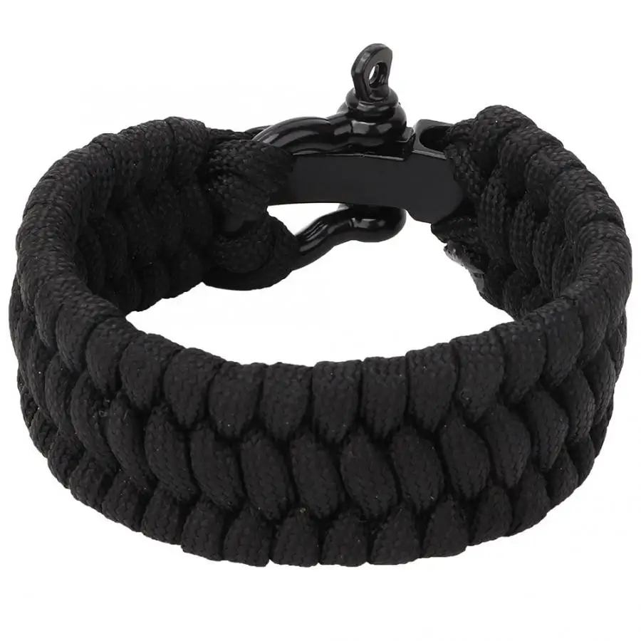 

Safety Outdoor Survival Camping Rescue Paracord Bracelets Parachute Cord Men Emergency For Outdoor Climbing Accessories