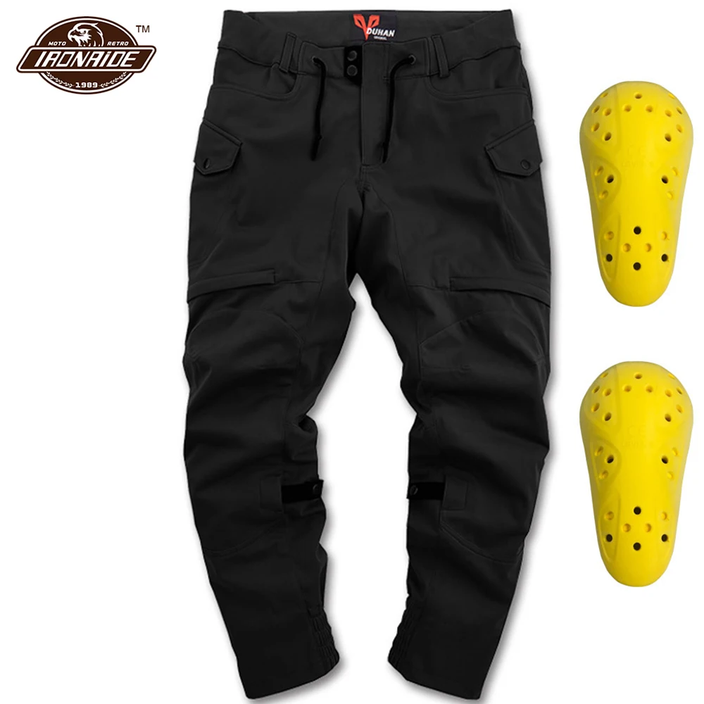 

DUHAN Summer Motorcycle Pants Waterproof Motocross Pants Wearable Moto Protection Anti-fall Motorcycle Riding Trousers Pantalon