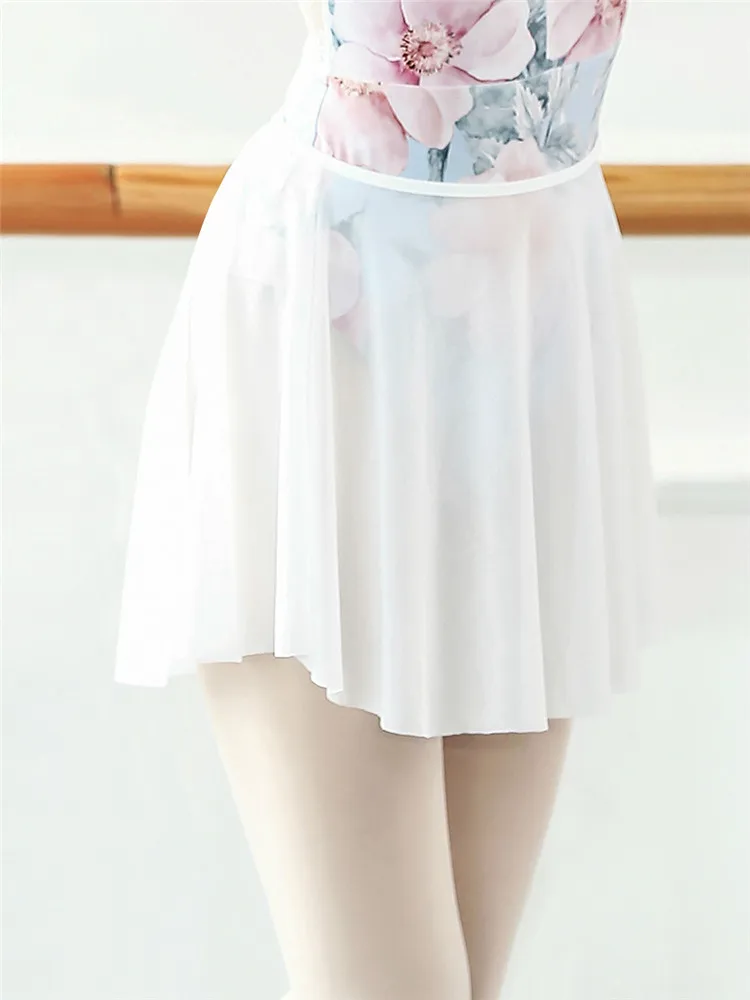 TiaoBug Kids Girls Chiffon Tutu Skirt Dress Yoga Exercise Dancer Wear Ballet Dance Gymnastics Leotard