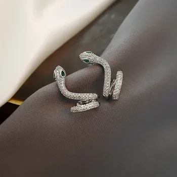 

2020 New fashion shiny Animal modelling Women earrings contracted Korean fine crystal Drop earrings joker Jewelry