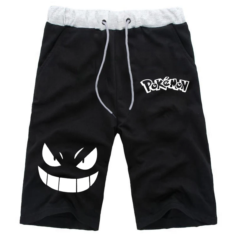 Pokemon Short Pants Students Sports Summer Breathable Pants Cotton Jogger Jogging Short Pants High Quality Gym Trousers
