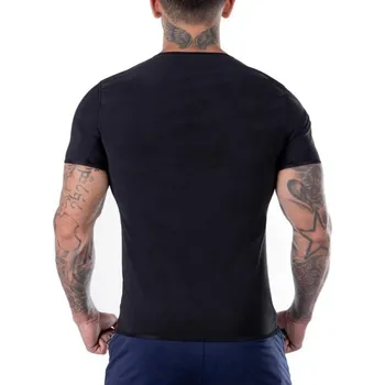 Men Shaperwear Sport T-Shirt Body Shaper Waist Trainer Sauna Thermo Sweat Cincher Corset Slimming Compression Workout Shirt 2
