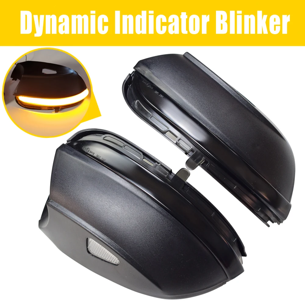 

LED Dynamic Turn Signal Light Flowing Water Blinker Sequential Indicator Blinker For VW Passat CC B7 Beetle Scirocco Jetta MK6