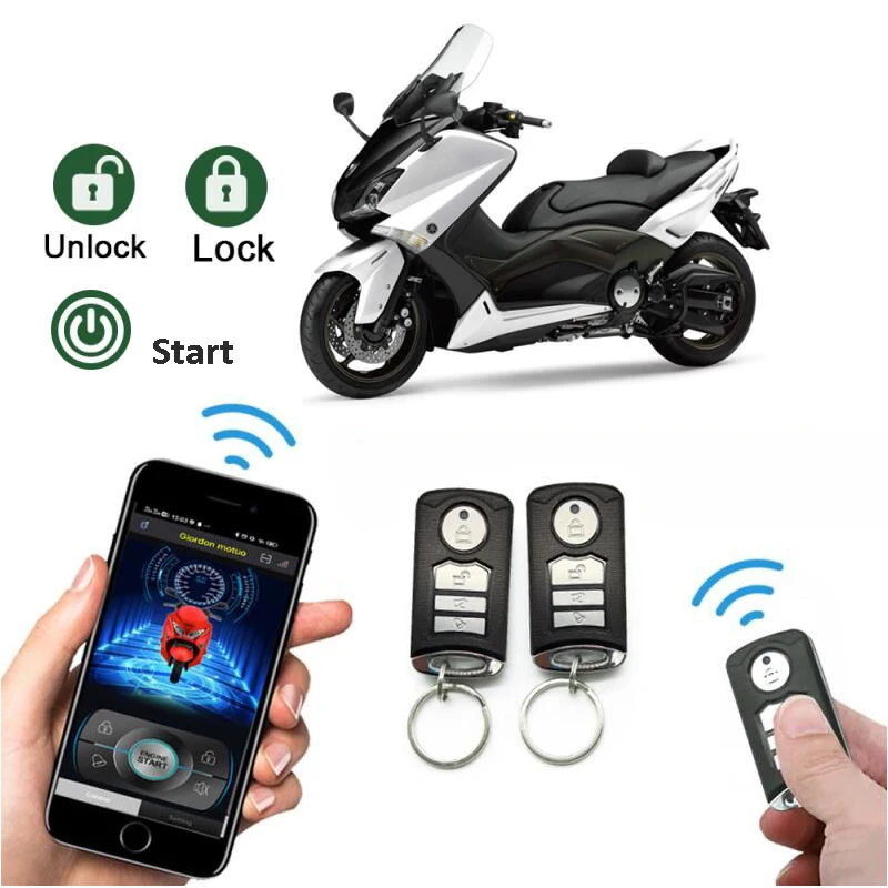 Anchtek-candado de freno de disco para Motocicleta, Alarma de seguridad  para rueda de Moto, resistente al agua, 110db, antirrobo fuerte - AliExpress