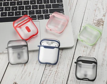 

Transparent Earphone Case for IPhone Wireless Bluetooth Headset Bag, Used To Protect Air Pod with Ear Hook Case Cover