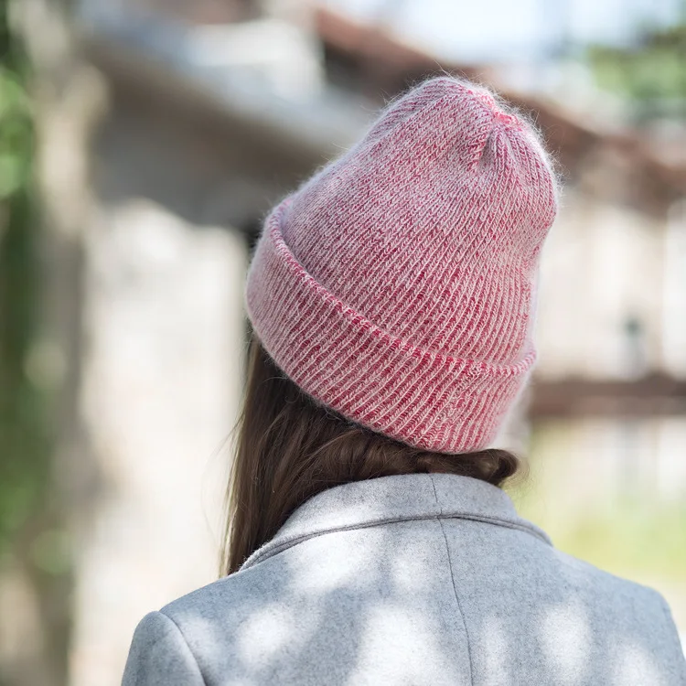 Fashion Women Casual Solid Sleeve Head Cap Female Wholesale New Arrival Hot Sale Knitted Hat Beanie Hat