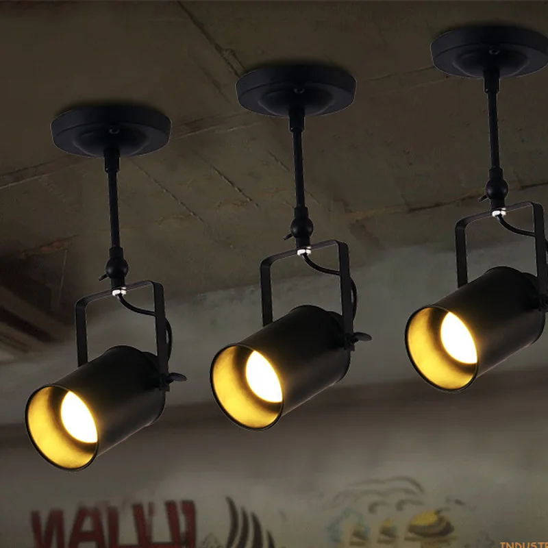

Jia Minmei American Retro Industrial-Style Bar Counter LED Spotlight Loft Creative Cool Clothing Shop Iron Art Spotlights