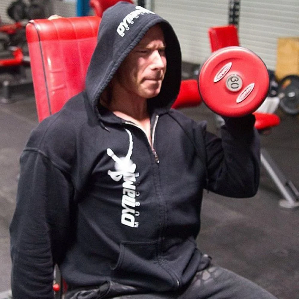 

Gym Fitness Hoodies Mens Casual Sweatshirt Hooded Zipper Outerwear Jacket Male Running Workout Brand Sportswear Cotton Tops Coat