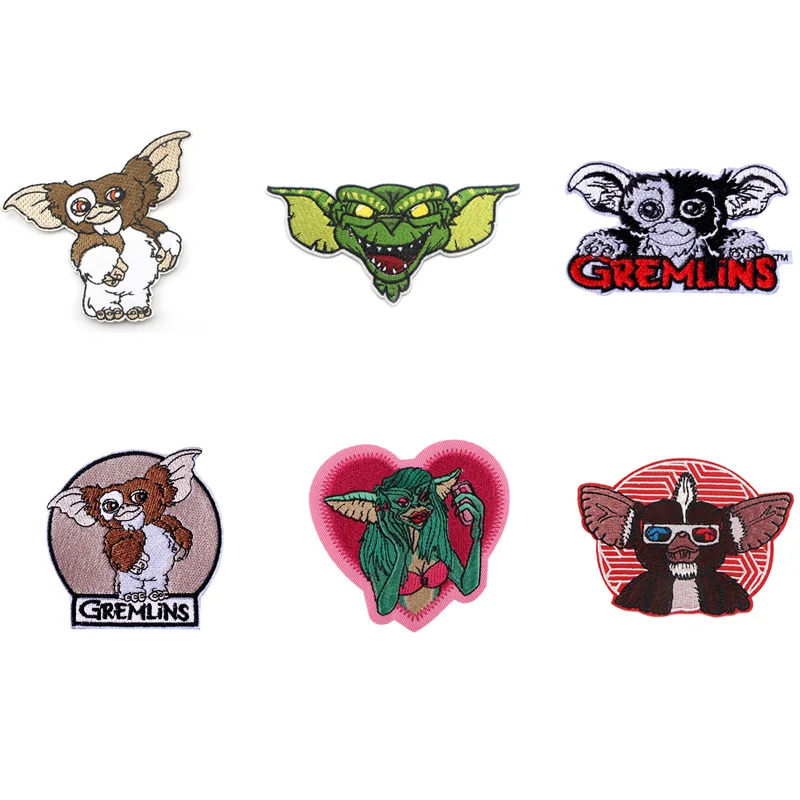 A3925 Patchfan с монстрами из мультфильма вышитая нашивка-аппликация Швейные