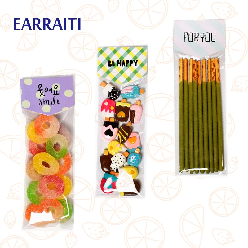 

600PCS Christmas Plastic Bags Gift Cookies Transparent Candy Bag Box Wedding Party Favor Kid Birthday Easter Candy Bags Baby