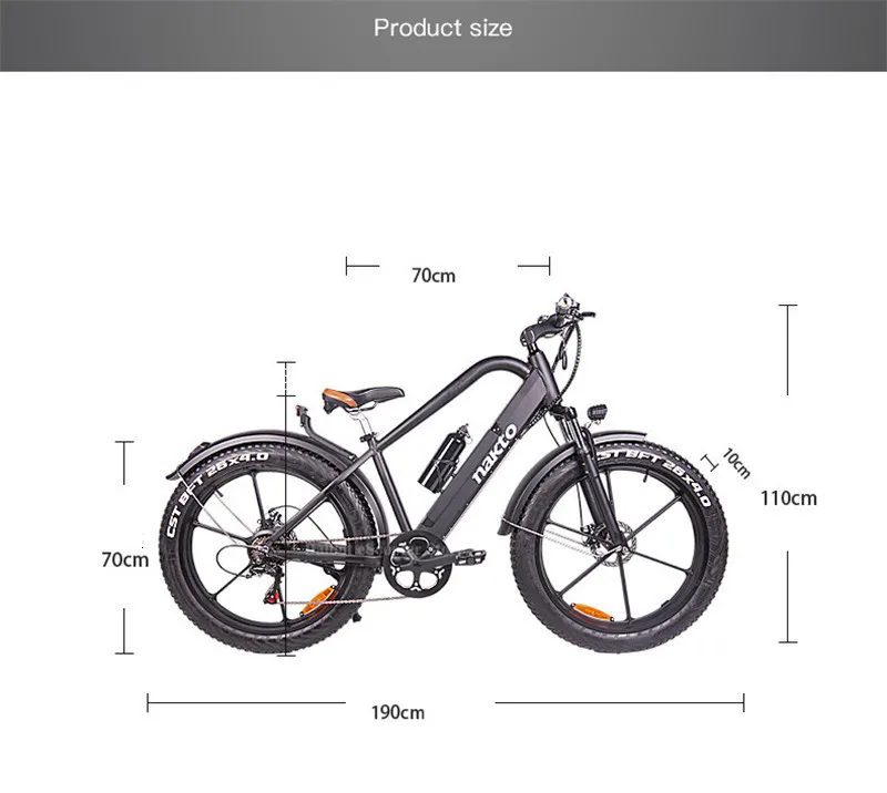 Daibot Off Road Electric Bike 500W 48V Two Wheels Electric Bicycles 26 Inch 4.0 Wide Tires Mountain Electric Scooters Adults  (4)