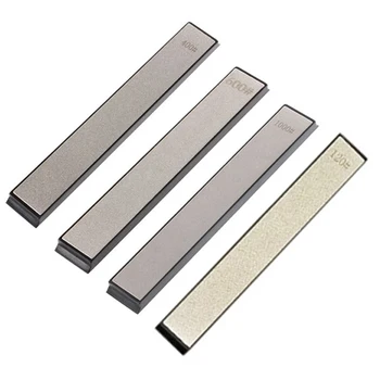 

120 400 600 1000 Grit Diamond Sharpener Kitchen Tool 4 Piece Set Sharpening Stone Knife Sharpening Grinding