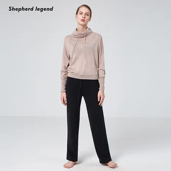 

Ladies Sweatshirts Elegent Fashion Wool Womens Sweatshirt Solid Hoodies Spring Cashmere Casual Sport Adult Top Sweatshirt